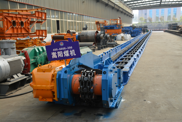 山西晉城煤礦SGZ630/264刮板機(jī)完成試機(jī)|嵩陽煤機(jī)