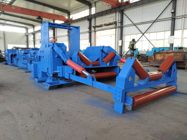 山西煤礦用ZY2700型皮帶機(jī)自移機(jī)尾完成試機(jī)|嵩陽煤機(jī)