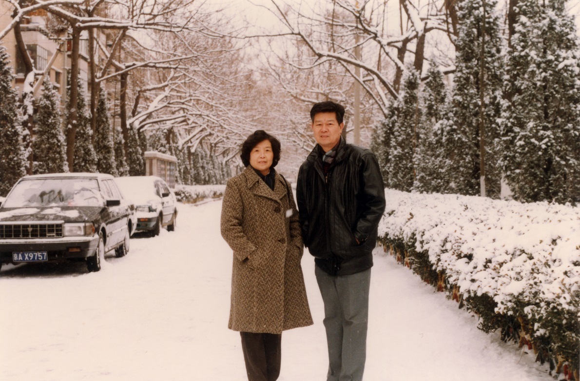 雪后留念